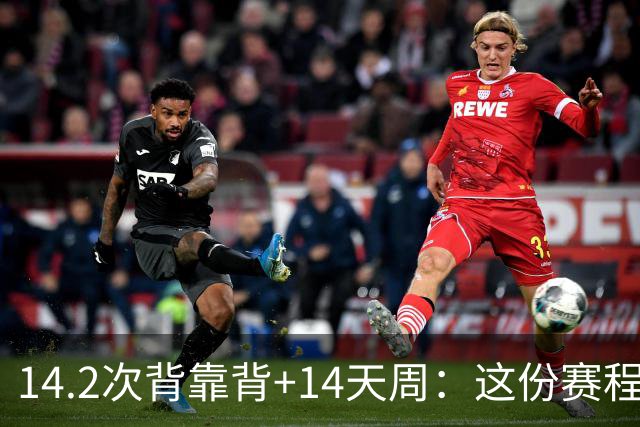 14.2次背靠背+14天周：这份赛程表藏着夺冠密码